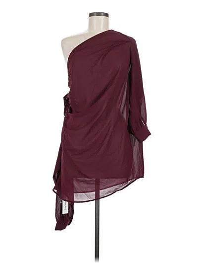 Pre-owned Commense Cocktail Dress In Burgundy