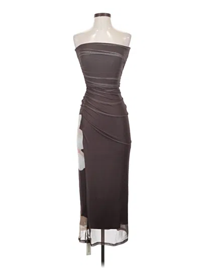 Pre-owned Commense Cocktail Dress In Gray