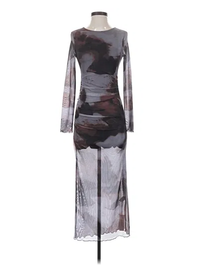Pre-owned Commense Cocktail Dress In Gray