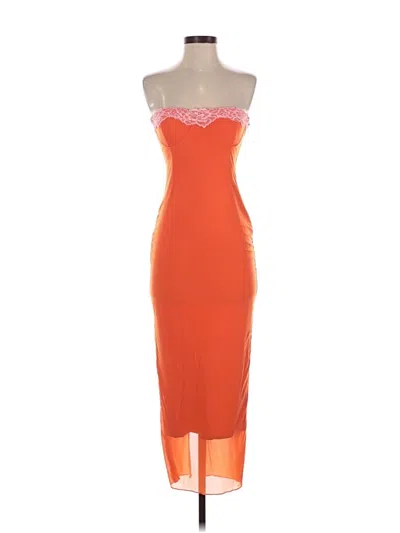 Pre-owned Commense Cocktail Dress In Orange