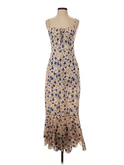 Pre-owned Commense Cocktail Dress In Tan