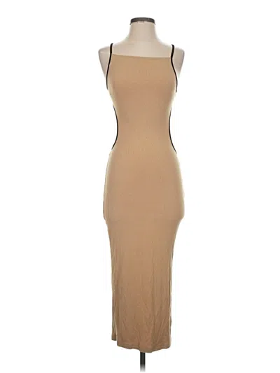 Pre-owned Commense Cocktail Dress In Tan