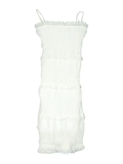 Pre-owned Commense Cocktail Dress In White