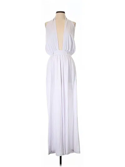 Pre-owned Commense Cocktail Dress In White