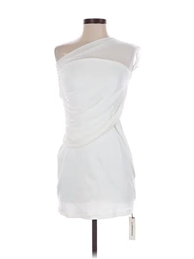 Pre-owned Commense Cocktail Dress In White