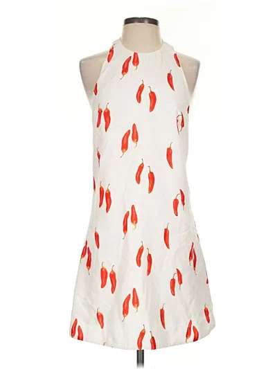 Pre-owned Commense Cocktail Dress In White