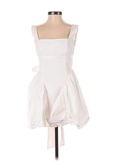 Pre-owned Commense Cocktail Dress In White
