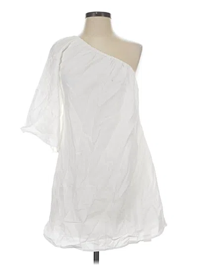 Pre-owned Commense Cocktail Dress In White