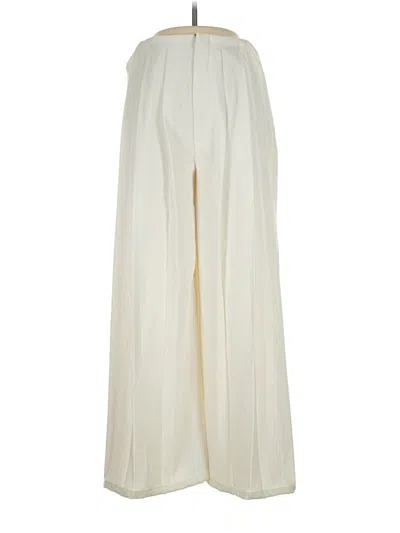 Pre-owned Commense Dress Pants In White