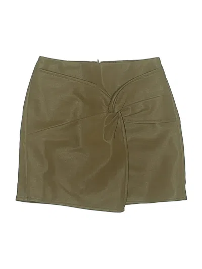 Pre-owned Commense Formal Skirt In Brown