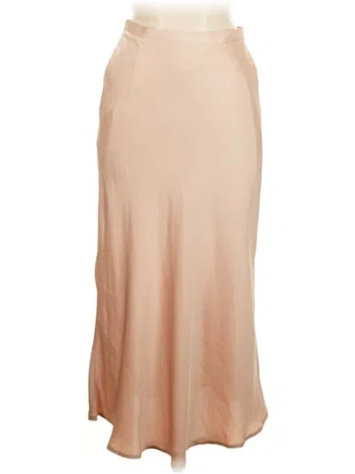 Pre-owned Commense Formal Skirt In Brown