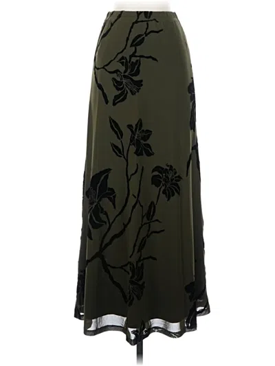 Pre-owned Commense Formal Skirt In Green