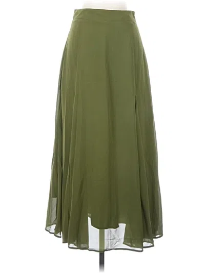 Pre-owned Commense Formal Skirt In Green