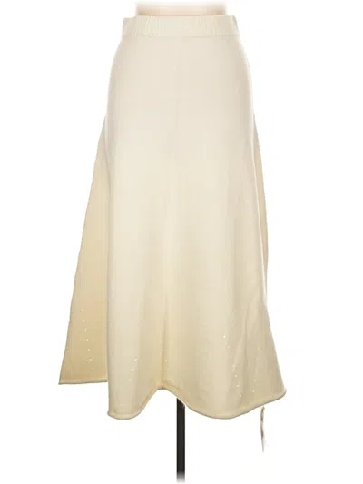 Pre-owned Commense Formal Skirt In Ivory