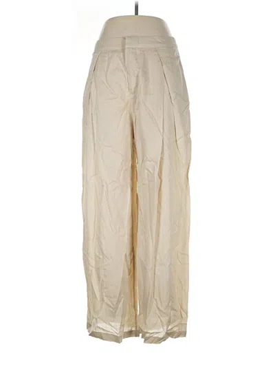 Pre-owned Commense Khaki Pant In Ivory