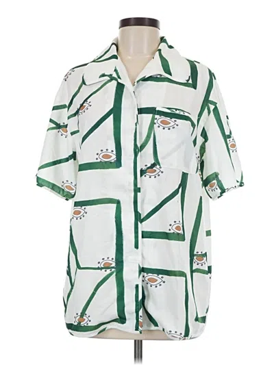 Pre-owned Commense Kimono In Green