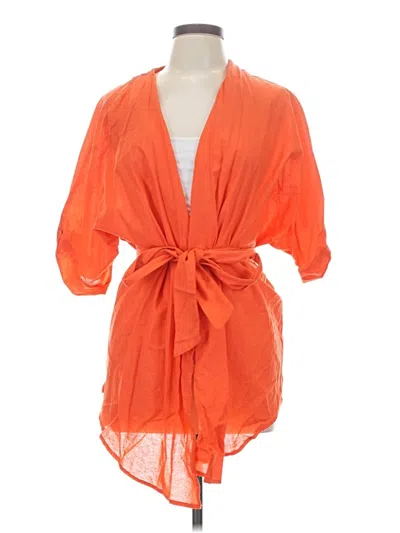 Pre-owned Commense Kimono In Orange