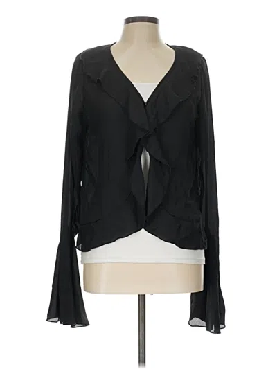 Pre-owned Commense Long Sleeve Blouse In Black