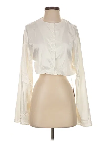 Pre-owned Commense Long Sleeve Blouse In Ivory