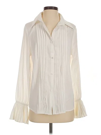 Pre-owned Commense Long Sleeve Blouse In Ivory