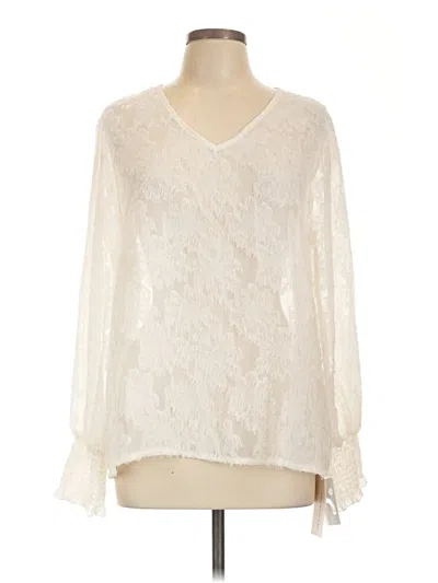 Commense Long Sleeve Blouse In Ivory