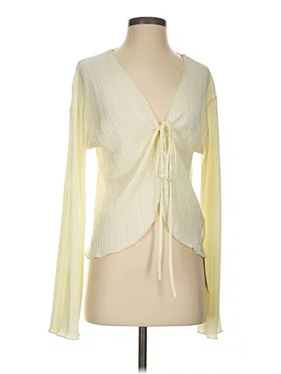 Pre-owned Commense Long Sleeve Blouse In Ivory