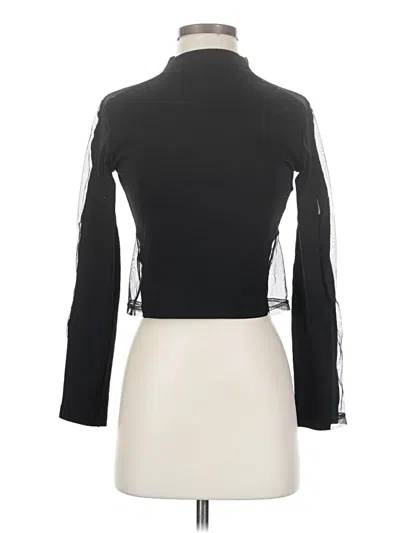 Pre-owned Commense Long Sleeve Top Black Turtleneck Tops