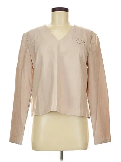 Pre-owned Commense Long Sleeve T-shirt In Brown