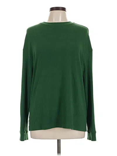 Pre-owned Commense Long Sleeve T-shirt In Green