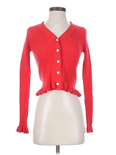 Pre-owned Commense Long Sleeve T-shirt In Red