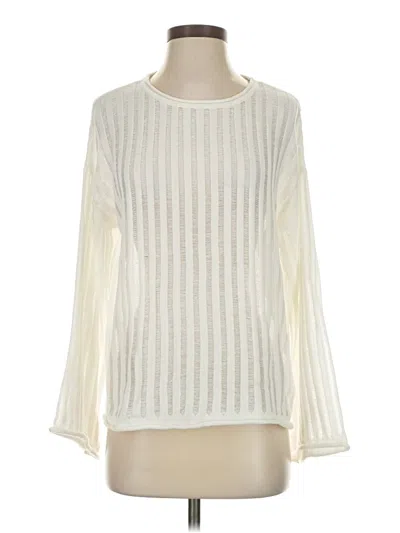 Pre-owned Commense Long Sleeve T-shirt In White