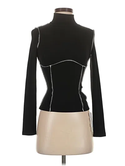 Pre-owned Commense Long Sleeve Turtleneck In Black