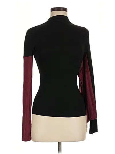 Pre-owned Commense Long Sleeve Turtleneck In Burgundy