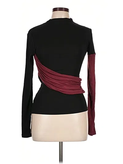Pre-owned Commense Long Sleeve Turtleneck In Burgundy