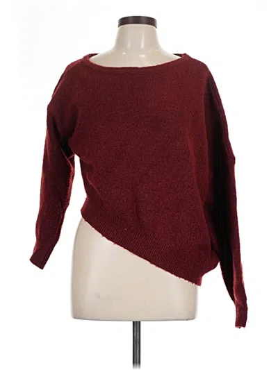 Pre-owned Commense Pullover Sweater In Burgundy