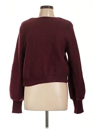 Pre-owned Commense Pullover Sweater In Burgundy