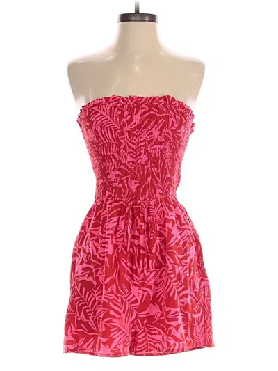 Pre-owned Commense Romper In Red