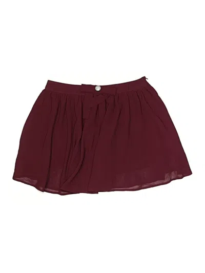 Pre-owned Commense Skort In Burgundy
