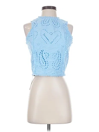 Pre-owned Commense Sleeveless Blouse In Blue