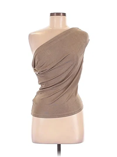 Pre-owned Commense Sleeveless Blouse In Gold