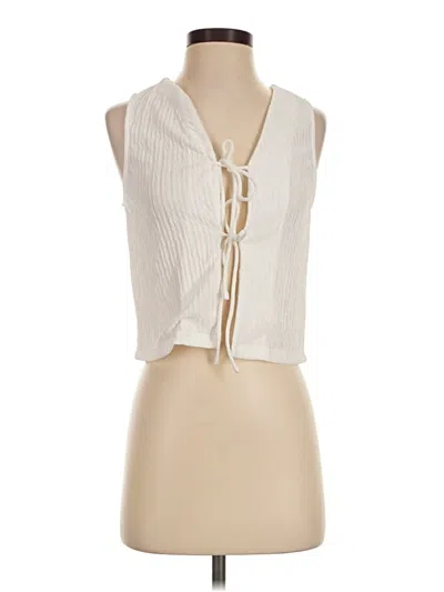 Commense Sleeveless Blouse In Ivory