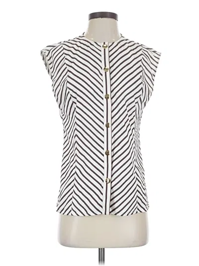Pre-owned Commense Sleeveless Blouse In Ivory