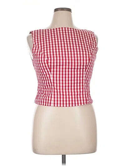 Commense Sleeveless Blouse In Red