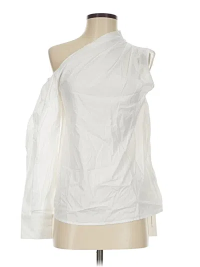 Pre-owned Commense Sleeveless Blouse In White