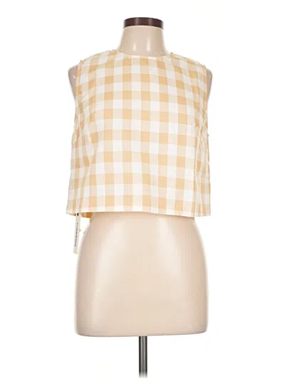 Pre-owned Commense Sleeveless Blouse In Yellow