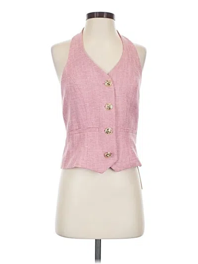 Pre-owned Commense Sleeveless Button Down Shirt In Pink