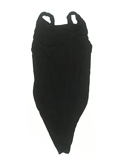 Pre-owned Commense Sleeveless Top Black Halter Neckline Tops