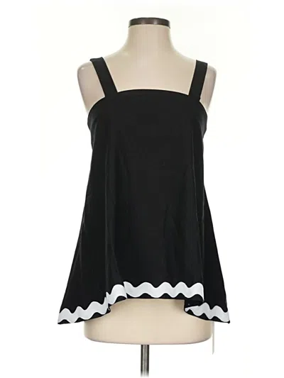 Pre-owned Commense Sleeveless Top Black Strapless Neckline Tops