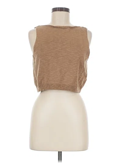 Pre-owned Commense Sleeveless T-shirt In Brown