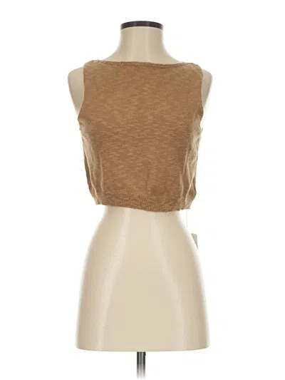 Pre-owned Commense Sweater Vest In Brown